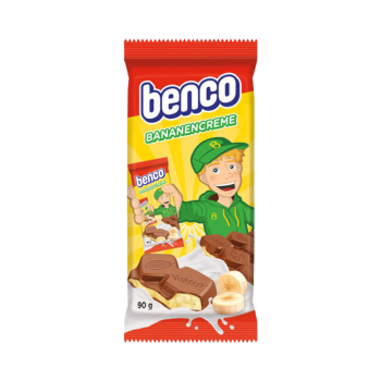 Benco Tafel Bananencreme, 90g